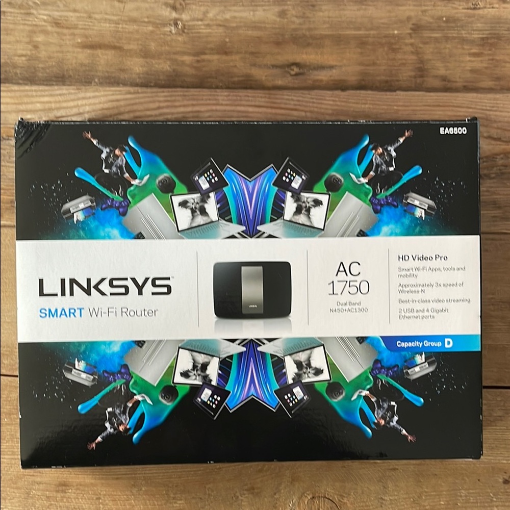 Linksys EA6500 HD Video Pro AC1750 Smart Wi-Fi Wireless Router